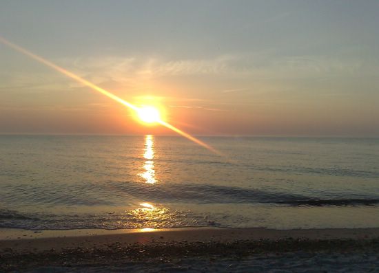 Sonnenuntergang in Prerow